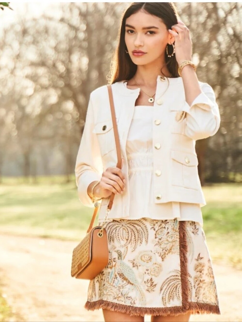 Spartina 449 Linen Skirt